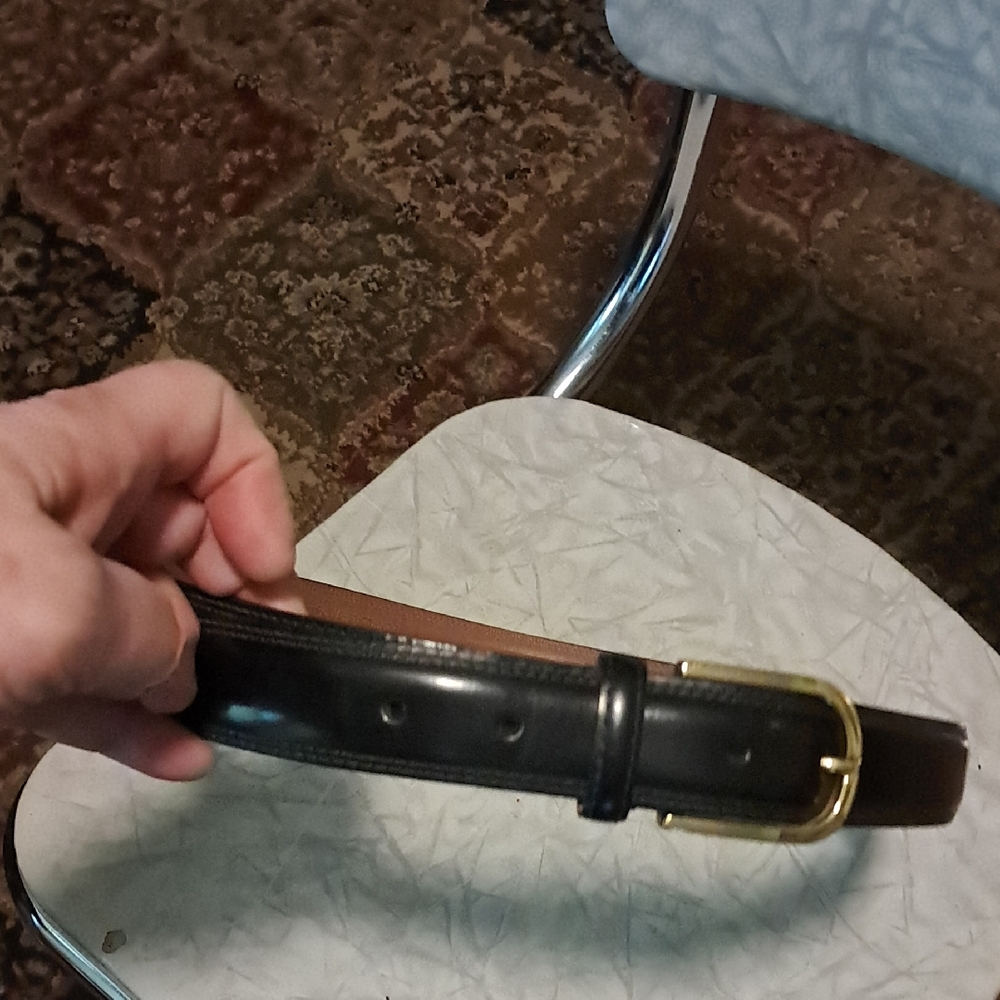Black Leather Belt